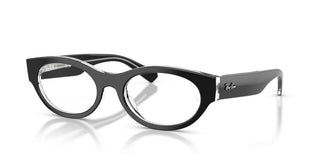 Ray-Ban RX 5447 unisex Black Oval Eyeglasses