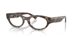 Ray-Ban RX 5447 unisex Havana Oval Eyeglasses