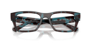 Ray-Ban RX 5448 unisex Havana Squared Eyeglasses