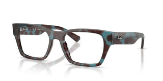 Ray-Ban RX 5448 unisex Havana Squared Eyeglasses