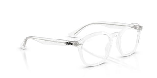 Ray-Ban RX 5451 unisex Transparent Squared Eyeglasses