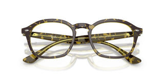 Ray-Ban RX 5451 unisex Havana Squared Eyeglasses