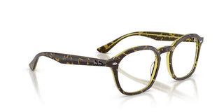 Ray-Ban RX 5451 unisex Havana Squared Eyeglasses