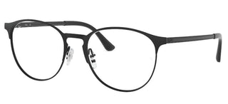 Ray-Ban RX 6375F ASIAN FIT unisex Black Geometric Eyeglasses