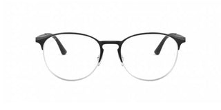 Ray-Ban RX 6375 unisex Black Round Eyeglasses