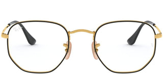 Ray-Ban RX 6448 unisex Black Geometric Eyeglasses