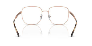 Ray-ban Rx 6503d Unisex Gold Oversize Eyeglasses