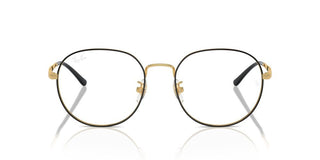 Ray-Ban RX 6517D unisex Black Round Eyeglasses