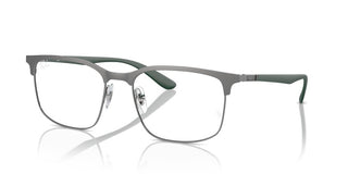Ray-ban Rx 6518 Unisex Silver Squared Eyeglasses