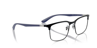 Ray-ban Rx 6518 Unisex Black Squared Eyeglasses