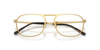Ray-Ban RX 6548 unisex Gold Geometric Eyeglasses