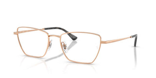 Ray-ban Rx 6552 Unisex Rose Gold Cat Eye Eyeglasses