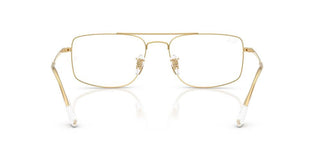 Ray-Ban RX 6579 unisex Gold Geometric Eyeglasses
