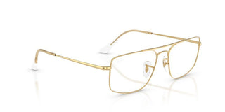 Ray-Ban RX 6579 unisex Gold Geometric Eyeglasses