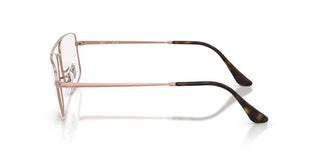 Ray-ban Rx 6579 Unisex Rose Gold Geometric Eyeglasses