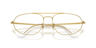 Ray-Ban RX 6645 unisex Gold Pilot Eyeglasses