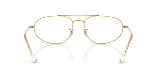 Ray-Ban RX 6645 unisex Gold Pilot Eyeglasses