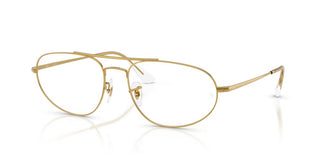 Ray-Ban RX 6645 unisex Gold Pilot Eyeglasses