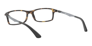 Ray-ban Active Lifestyle Rx 7017 Unisex Havana Geometric Eyeglasses