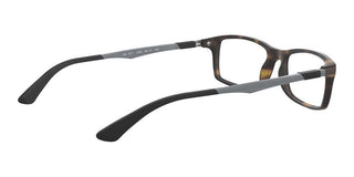 Ray-ban Active Lifestyle Rx 7017 Unisex Havana Geometric Eyeglasses