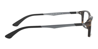 Ray-ban Active Lifestyle Rx 7017 Unisex Havana Geometric Eyeglasses