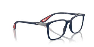 Ray-ban Rx 7240m Unisex Blue Geometric Eyeglasses