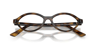Ray-Ban RX 7265 unisex Havana Oval Eyeglasses