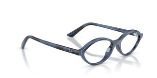 Ray-Ban RX 7265 unisex Havana Oval Eyeglasses