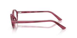 Ray-Ban RX 7265 unisex Red Oval Eyeglasses