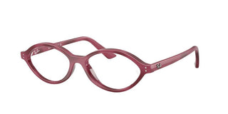 Ray-Ban RX 7265 unisex Red Oval Eyeglasses
