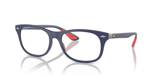 Ray-ban Rx 7307m Unisex Blue Squared Eyeglasses