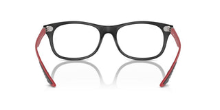 Ray-ban Rx 7307m Unisex Black Squared Eyeglasses