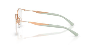 Ray-ban Rx 7553 Unisex Rose Gold Round Eyeglasses