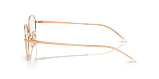 Ray-ban Rx 8777d Unisex Rose Gold Geometric Eyeglasses