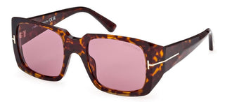 Tom Ford RYDER-02 FT 1035 women Havana Geometric Sunglasses
