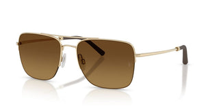 Oliver Peoples R-2 Ov 1343s Men Gold Pilot Sunglasses