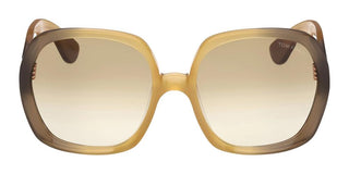 Tom Ford Saffron Ft1221 Unisex Yellow Geometric Sunglasses