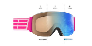 Salice SALICE 102 OTG unisex White Shield Goggle