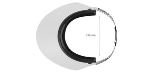 Salice Protection Glasses SALICE VISIERA LUNGA unisex White Shield Sunglasses