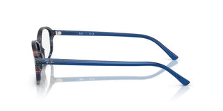 Ray-ban Sam Rx 5432 Unisex Blue Rectangle Eyeglasses