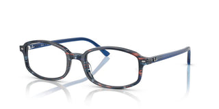 Ray-ban Sam Rx 5432 Unisex Blue Rectangle Eyeglasses