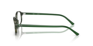 Ray-ban Sam Rx 5432 Unisex Green Rectangle Eyeglasses