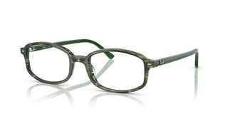 Ray-ban Sam Rx 5432 Unisex Green Rectangle Eyeglasses