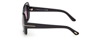 Tom Ford SANDRA-02 FT 1348 women Black Butterfly Sunglasses
