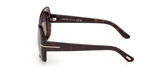 Tom Ford SANDRA-02 FT 1348 women Havana Butterfly Sunglasses