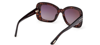 Tom Ford SANDRA-02 FT 1348 women Havana Butterfly Sunglasses