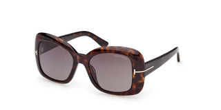 Tom Ford SANDRA-02 FT 1348 women Havana Butterfly Sunglasses