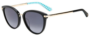 Kate Spade SAVONA/G/S women Black Cat Eye Sunglasses