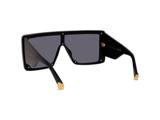 Stella Mccartney Runway Sc40083i Women Black Shield Sunglasses