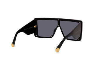 Stella Mccartney Runway Sc40083i Women Black Shield Sunglasses